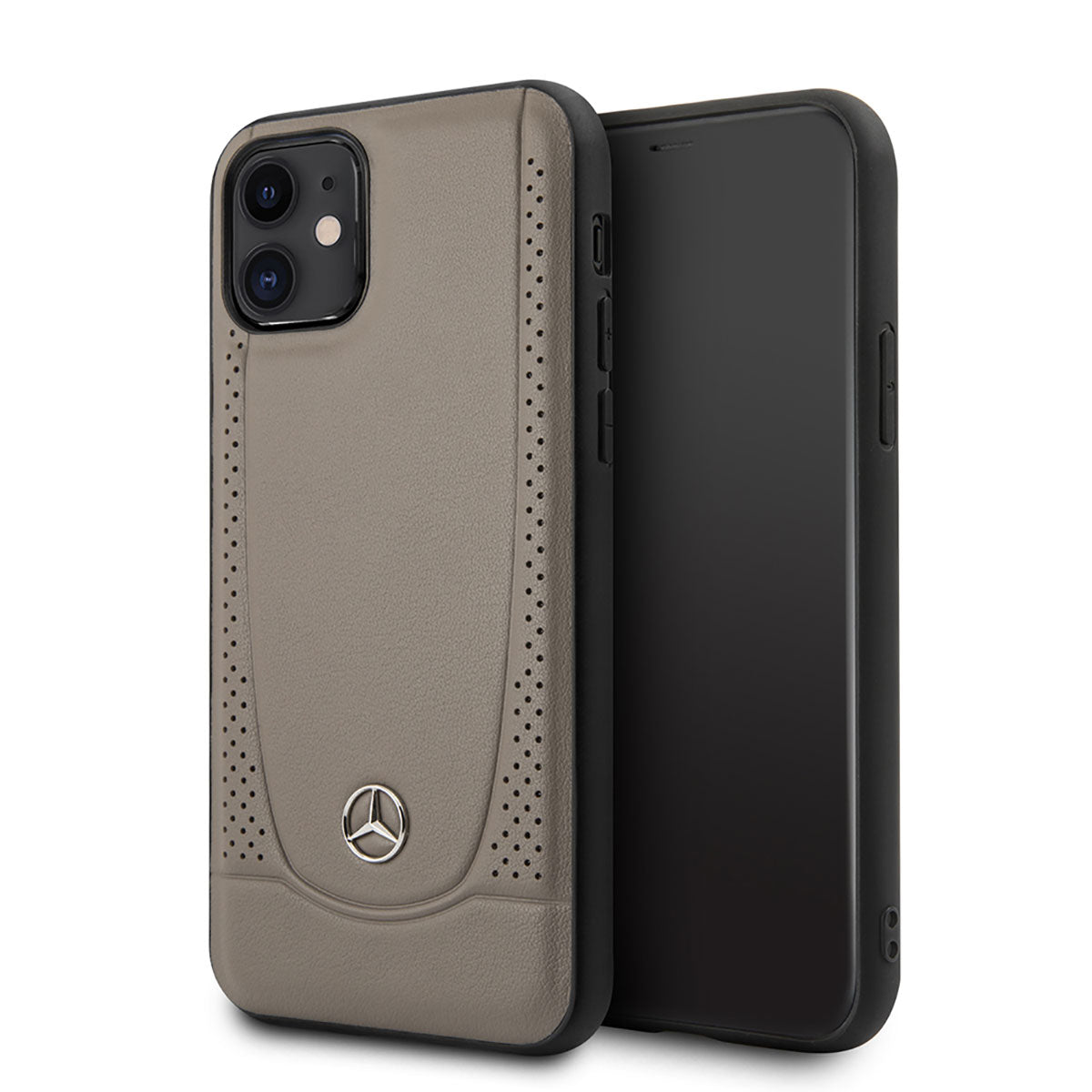 iPhone 11 Uyumlu Kılıf Mercedes Benz Lisanslı Urban Sert Deri Tasarım
