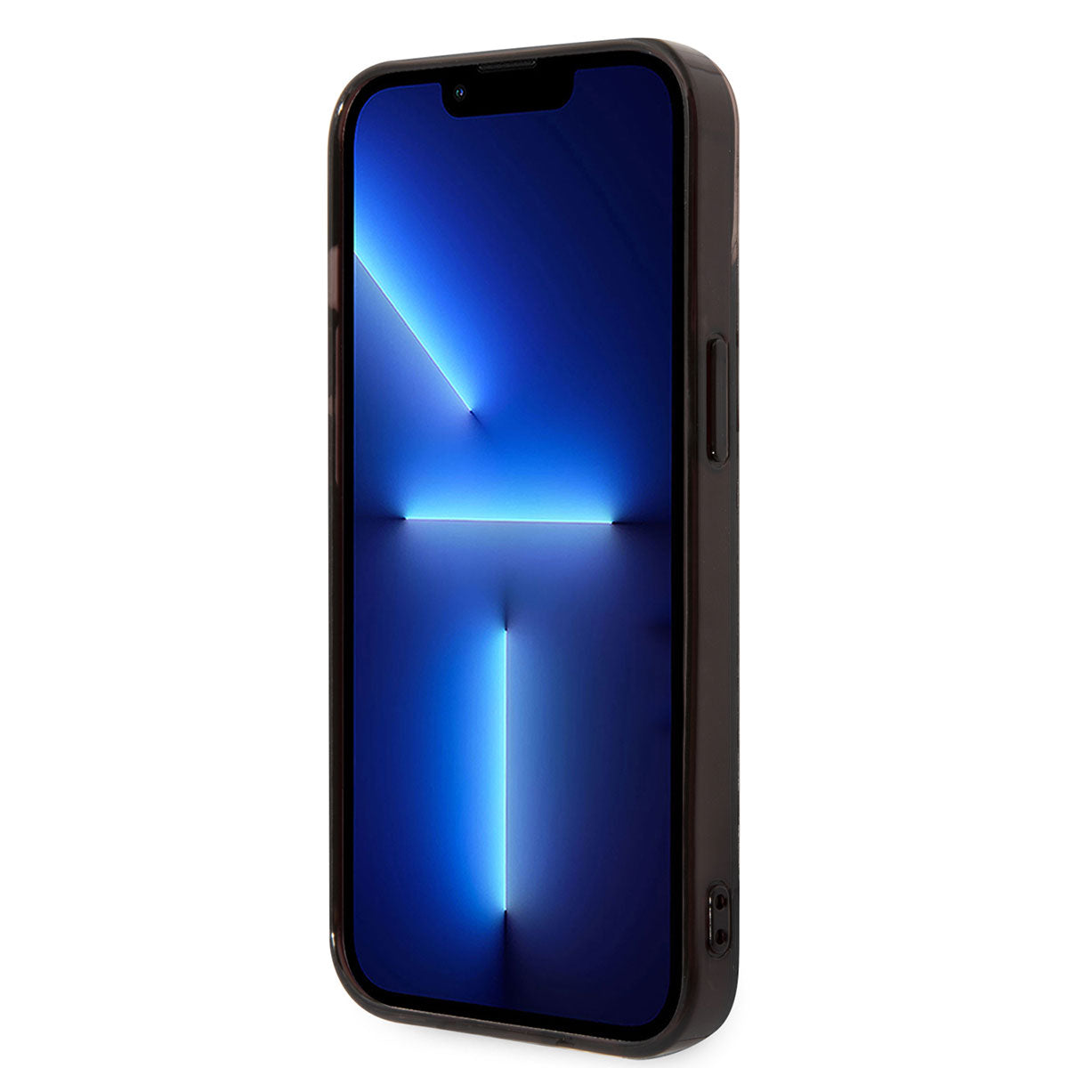 iPhone 14 Plus Uyumlu Kılıf Lisanslı Transparan Çift Katmanlı Karbon Tasarımlı