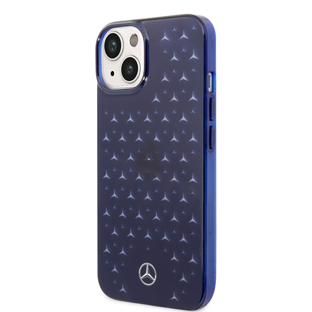 iPhone 14 Plus Uyumlu Kılıf Mercedes Benz Lisanslı Transparan Yıldızlı Tasarım