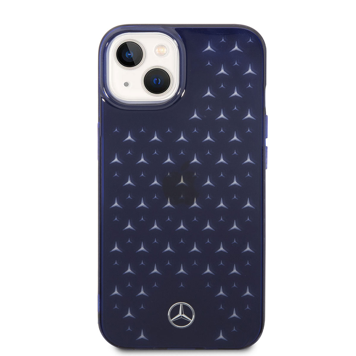 iPhone 14 Plus Uyumlu Kılıf Mercedes Benz Lisanslı Transparan Yıldızlı Tasarım