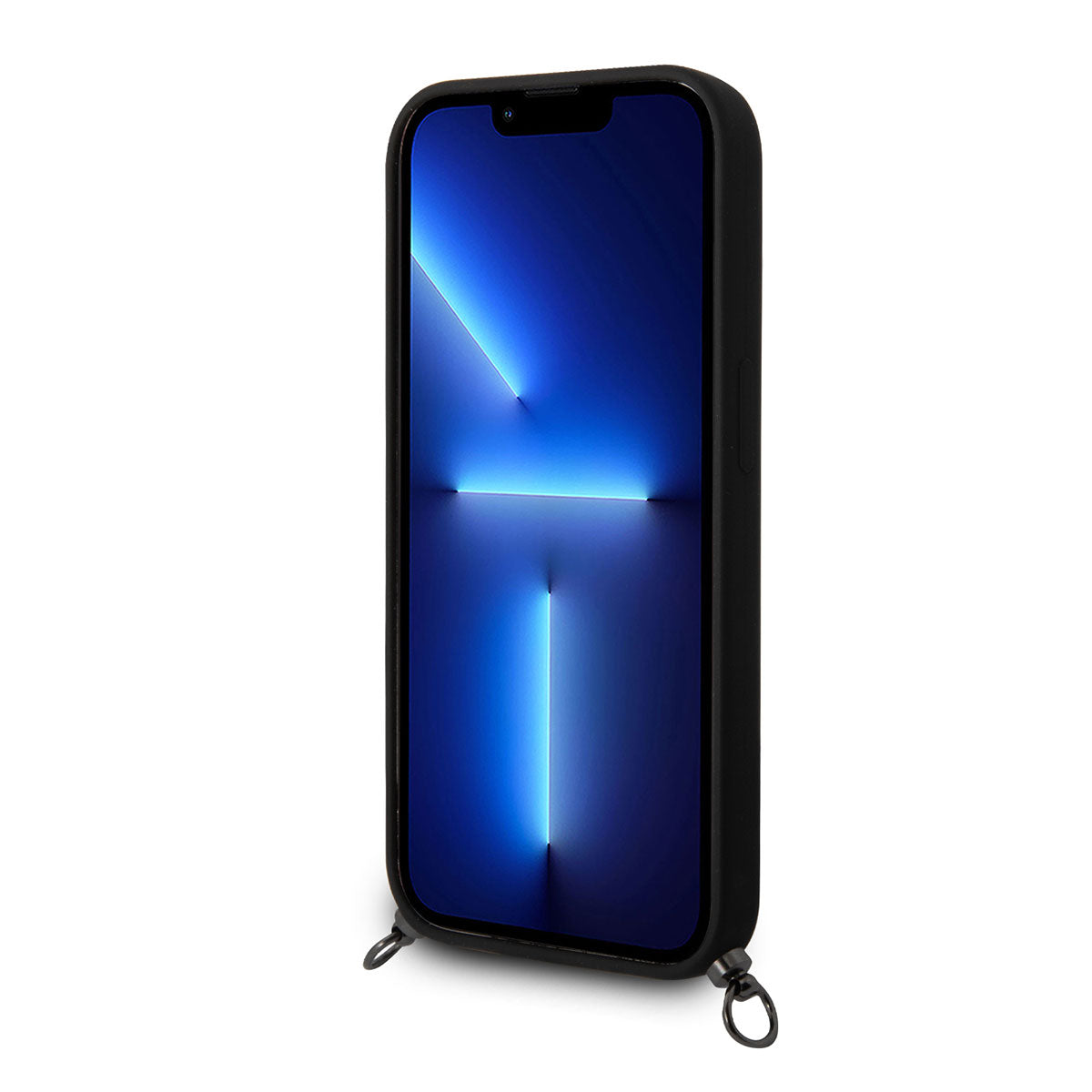 iPhone 14 Pro Uyumlu Kılıf Liquid Strap Telefon Askılı Grafik Tasarım