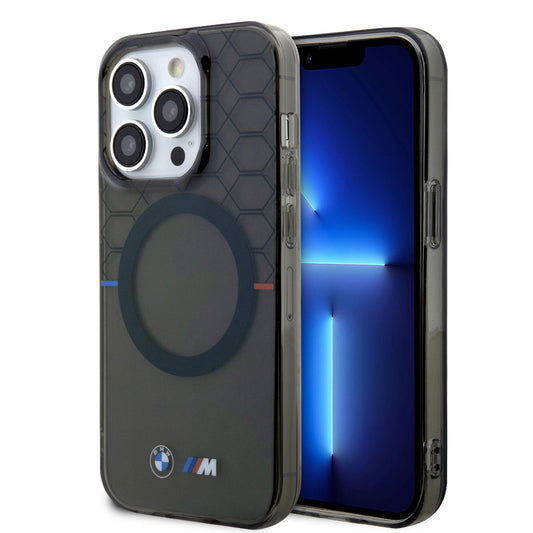 iPhone 14 Pro Max Uyumlu Kılıf Bmw Lisanslı Magsafe Kablosuz Şarj Özellikli Transparan M Tasarım