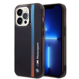 iPhone 14 Pro Max Pro Max Uyumlu Kılıf Bmw Lisanslı Renk Geçişli Çizgili Tasarım
