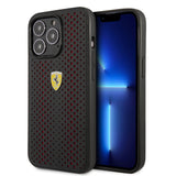 iPhone 14 Pro Max Kılıf Ferrari Deri Sarı Noktalı Dizayn