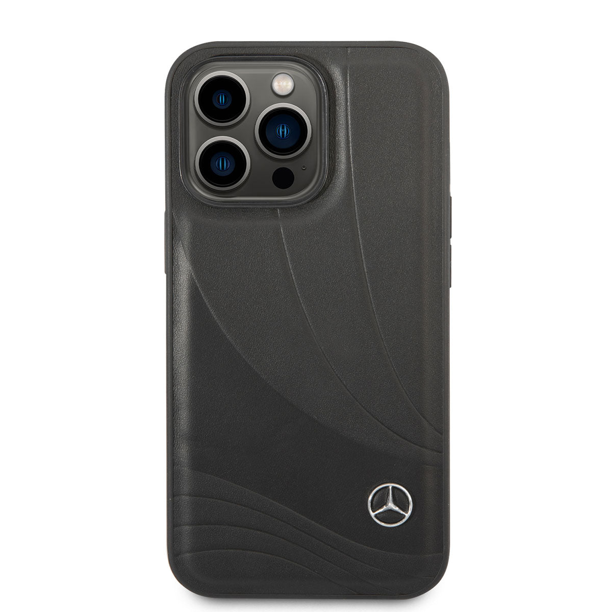 iPhone 14 Pro Max Uyumlu Kılıf Mercedes Benz Lisanslı Hakiki Deri Yeni Dalga (III)