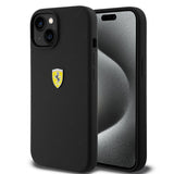 iPhone 15 Kılıf Ferrari Lisanslı Metal Logolu SF Yazılı
