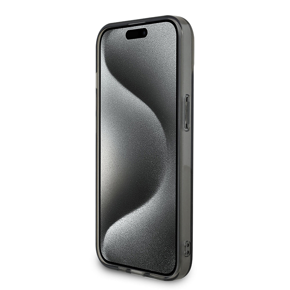 Apple iPhone 15 Kılıf Mercedes Benz Orjinal Lisanslı New Urban 3 IML Baskılı Paralel Çizgi Desenli Kapak