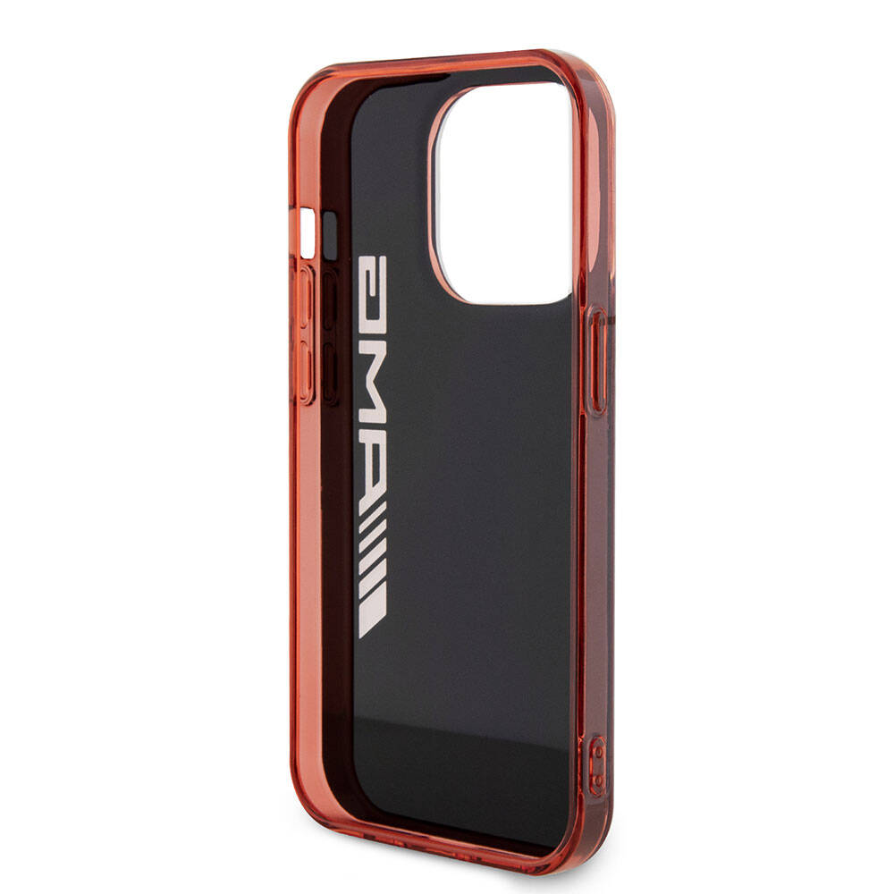 iPhone 15 Pro Uyumlu Kılıf AMG Lisanslı Çift Katmanlı Şeffaf Büyük Logo