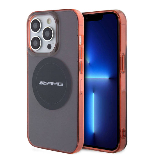 iPhone 15 Pro Uyumlu Kılıf AMG Lisanslı Magsafe Kablosuz Şarj Özellikli Transparan Timeless