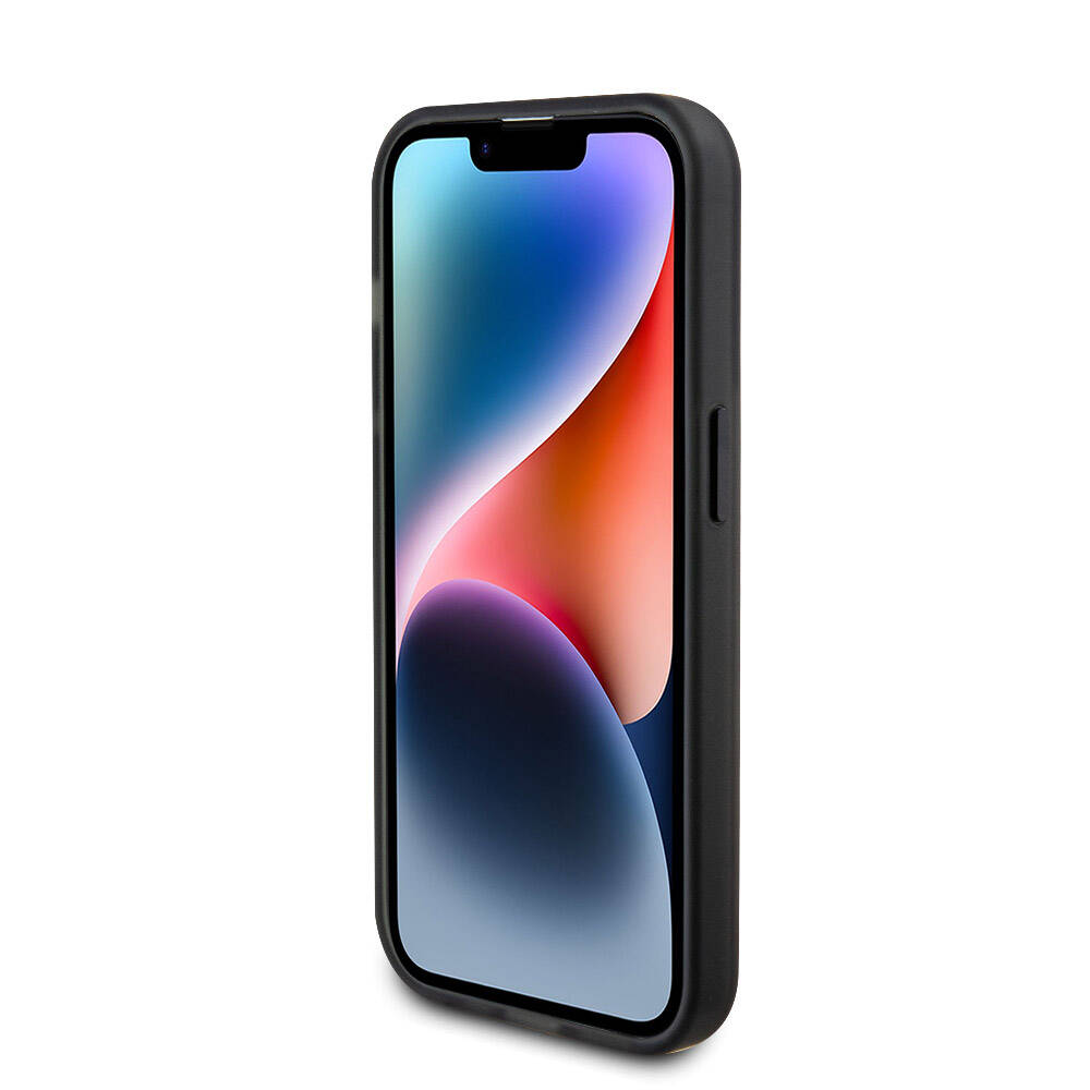 iPhone 15 Pro Uyumlu Kılıf Lisanslı Magsafe Kablosuz Şarj Özellikli Standlı Buzlu Yüzey Transparan