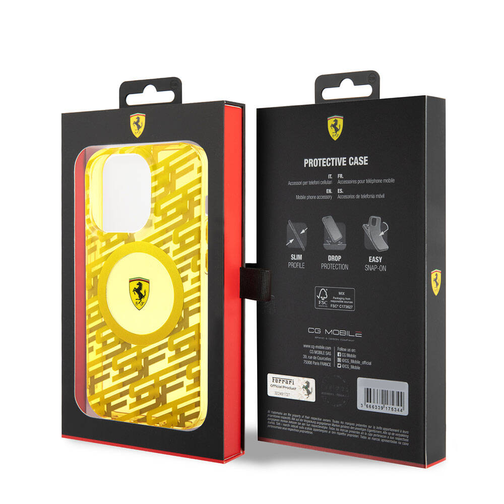 iPhone 15 Pro Uyumlu Kılıf Lisanslı Magsafe Kablosuz Şarj Özellikli Destekli Multi SF