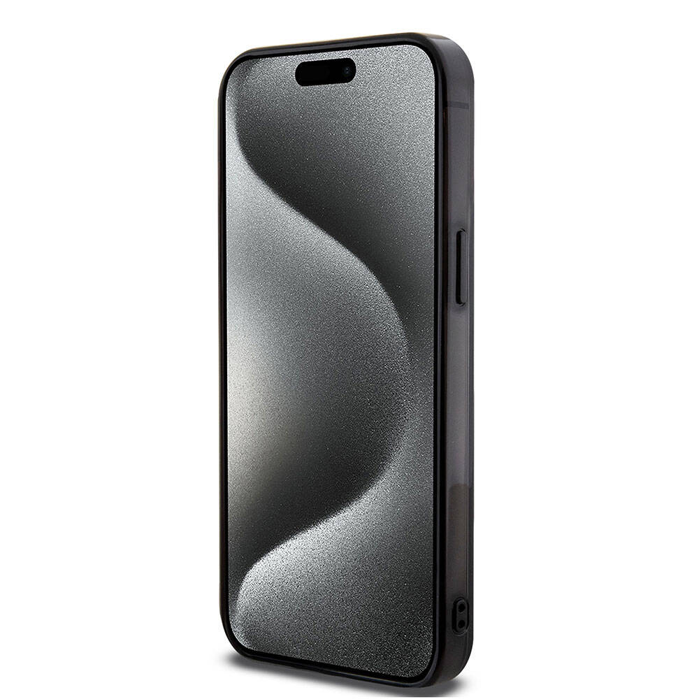iPhone 15 Pro Uyumlu Kılıf Mercedes Benz Lisanslı Magsafe Kablosuz Şarj Özellikli Paralel Çizgi Desenli
