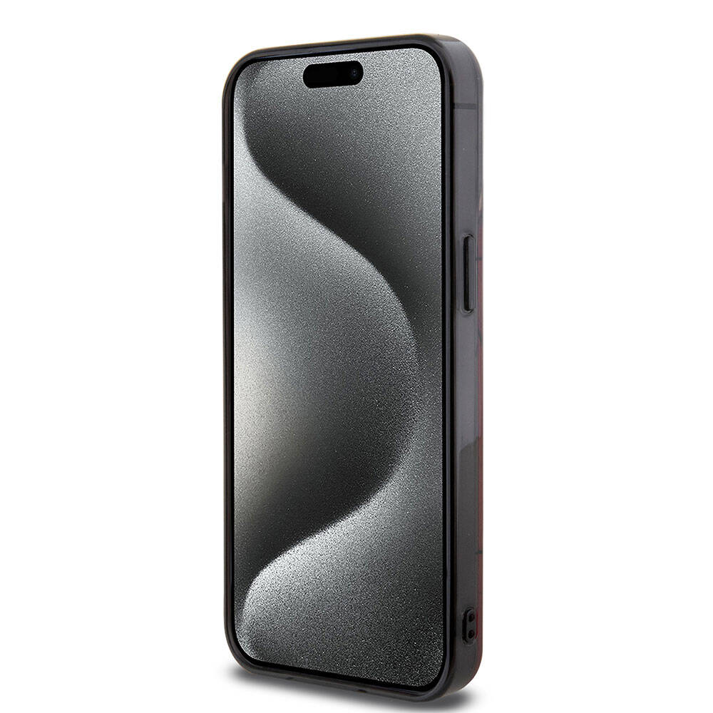 iPhone 15 Pro Max Uyumlu Kılıf AMG Lisanslı Çift Katmanlı Dörtgen Desenli