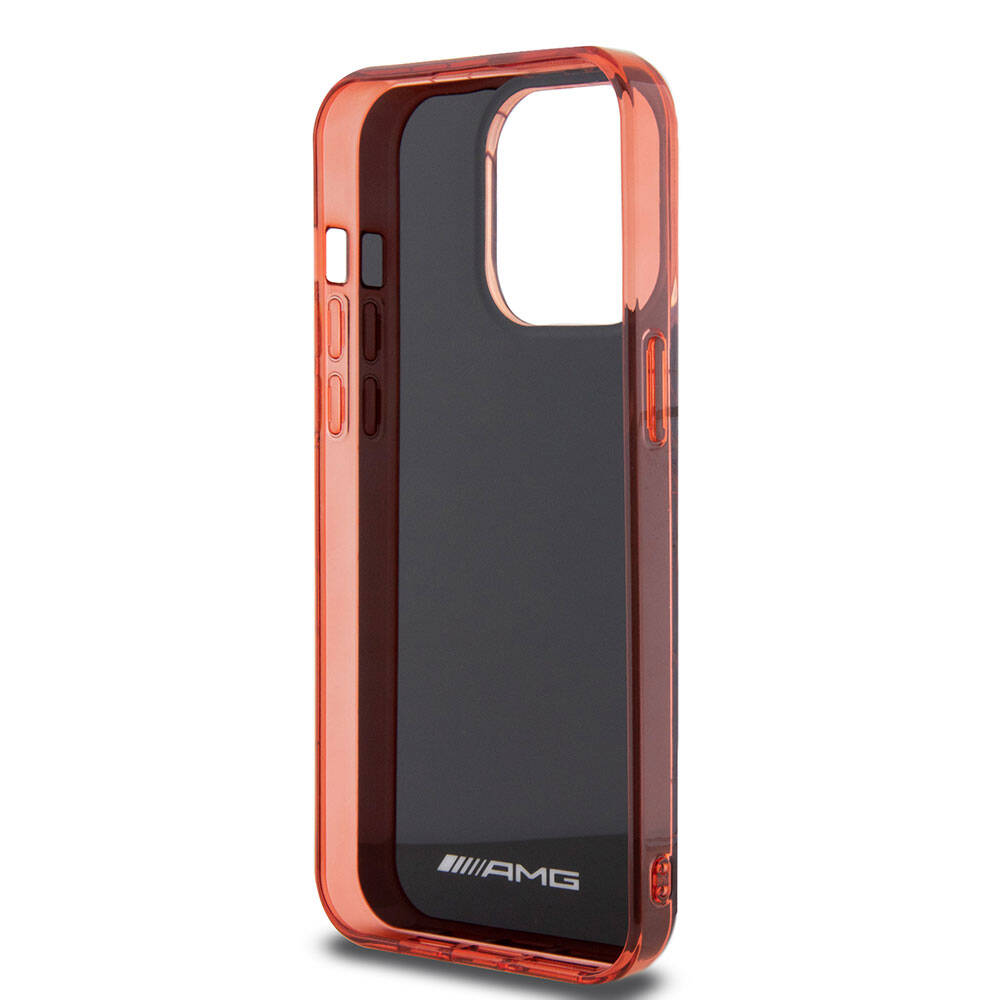 iPhone 15 Pro Max Uyumlu Kılıf AMG Lisanslı Çift Katmanlı Dörtgen Desenli
