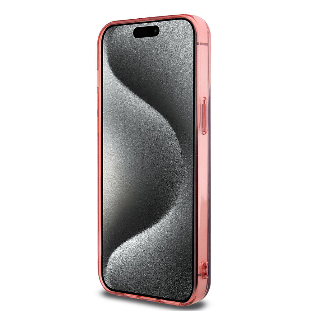 iPhone 15 Pro Max Uyumlu Kılıf AMG Lisanslı Çift Katmanlı Şeffaf Büyük Logo
