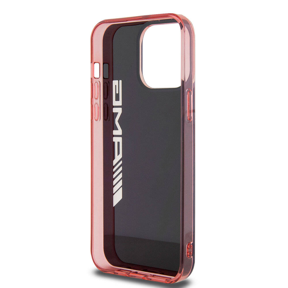 iPhone 15 Pro Max Uyumlu Kılıf AMG Lisanslı Çift Katmanlı Şeffaf Büyük Logo