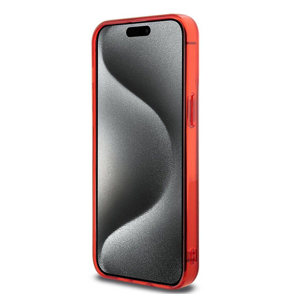 iPhone 15 Pro Max Uyumlu Kılıf AMG Lisanslı Magsafe Kablosuz Şarj Özellikli Transparan