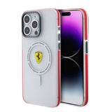 iPhone 15 Pro Max Uyumlu Kılıf Lisanslı Magsafe Kablosuz Şarj Özellikli Kontrast Bumper SF Ring