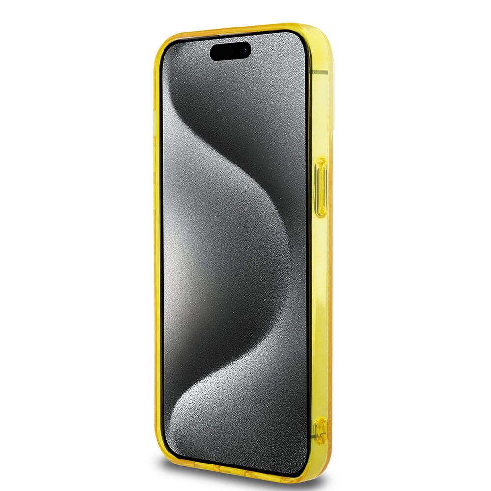 iPhone 15 Pro Max Uyumlu Kılıf Lisanslı Magsafe Kablosuz Şarj Özellikli Parçalanan Noktalar Desenli