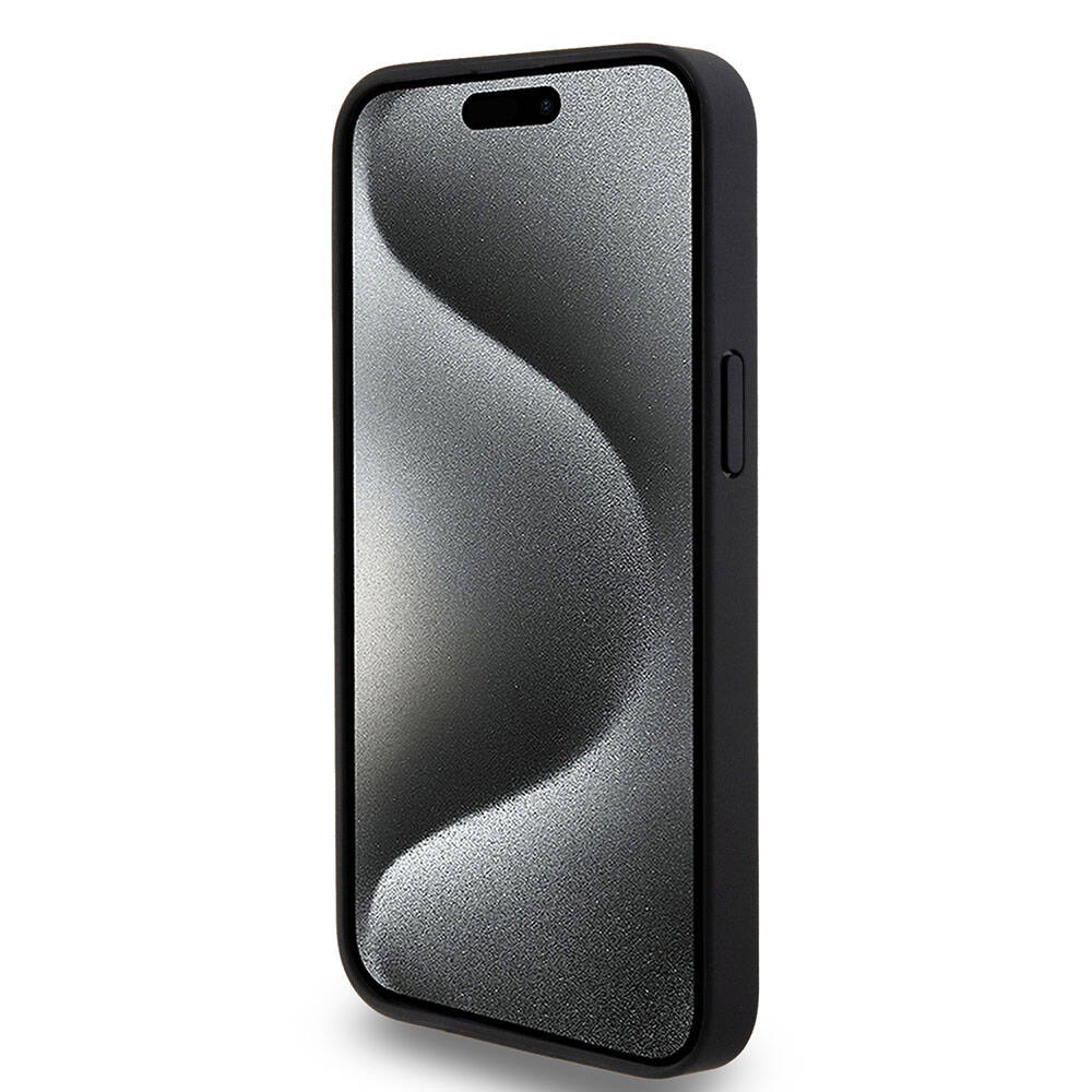 iPhone 15 Pro Max Uyumlu Kılıf Mercedes Benz Lisanslı Lisans Magsafe Kablosuz Şarj Özellikli Desenli ve Logolu Deri