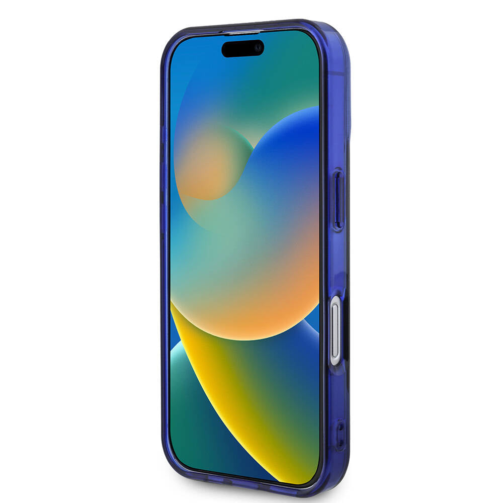 iPhone 16 Uyumlu Kılıf Bmw Lisanslı M Logolu Üç Renk Çizgili Motorsport Circle