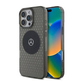 iPhone 16 Pro Max Uyumlu Kılıf Mercedes Benz Lisanslı Magsafe Kablosuz Şarj Özellikli Yıldız Desen Transparan