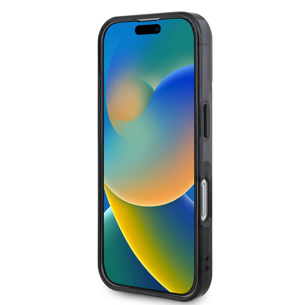 iPhone 16 Pro Uyumlu Kılıf AMG Lisanslı Çift Katmanlı Kırmızı Çapraz Çizgili