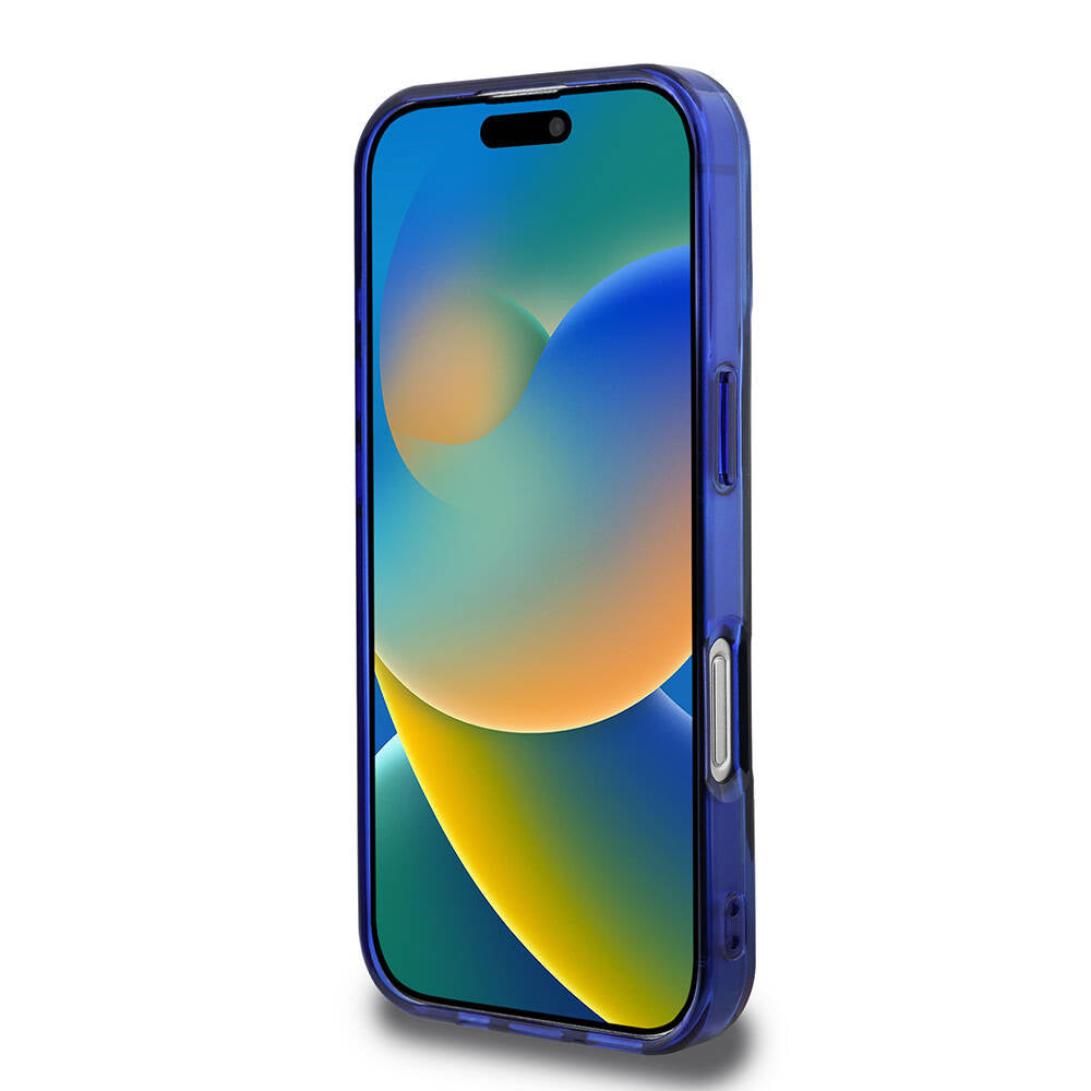 iPhone 16 Pro Uyumlu Kılıf Bmw Lisanslı Magsafe Kablosuz Şarj Özellikli M Logolu Üç Renk Çizgili Motorsport Circle