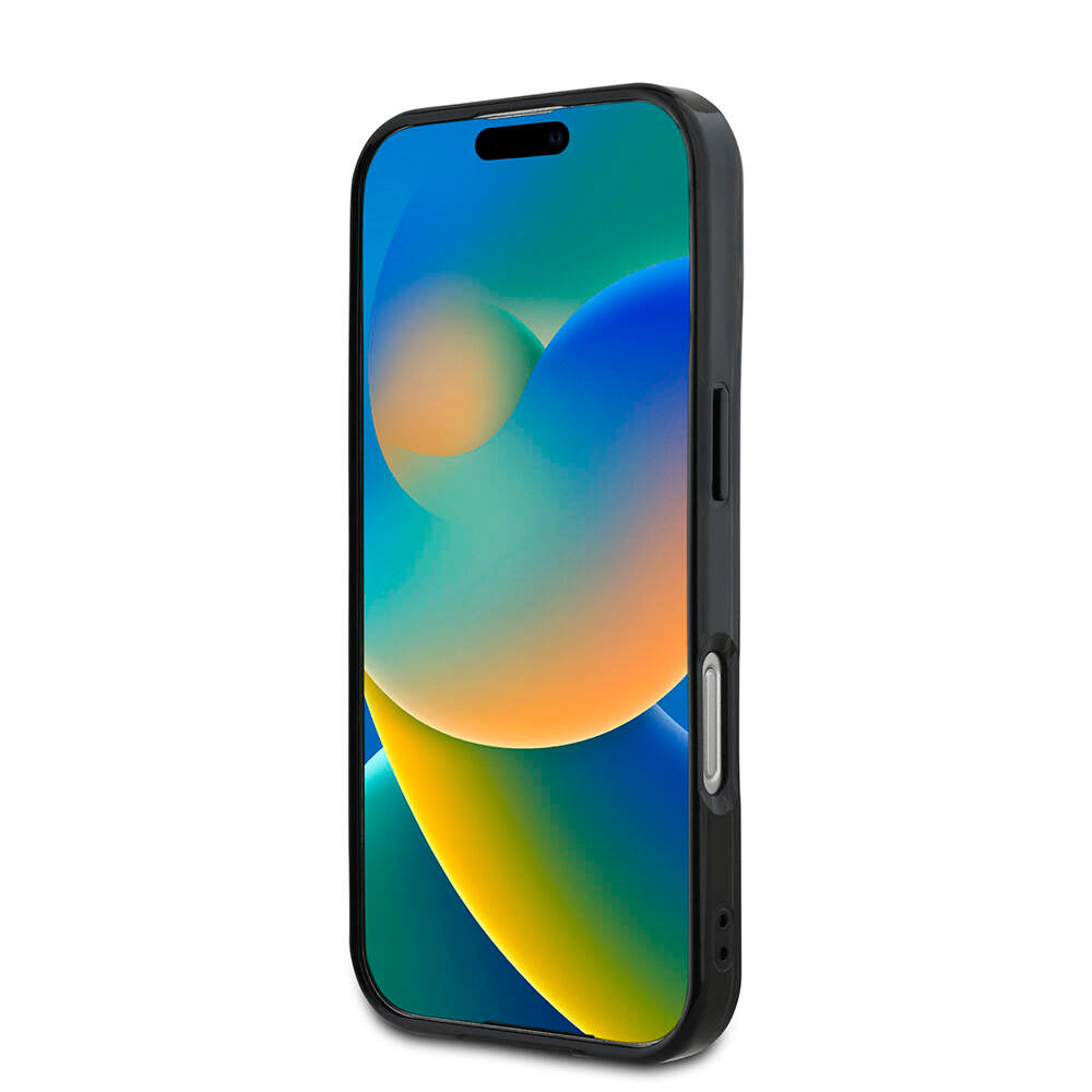 iPhone 16 Pro Uyumlu Kılıf Mercedes Benz Lisanslı Magsafe Kablosuz Şarj Özellikli Çift Katmanlı Paralel Çizgi Desenli