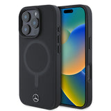 iPhone 16 Pro Max Uyumlu Kılıf Mercedes Benz Lisanslı Magsafe Kablosuz Şarj Özellikli Yumuşak Deri