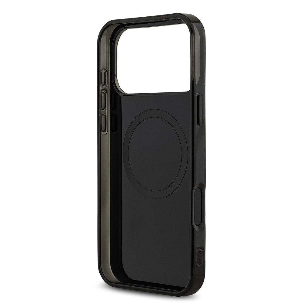 Apple iPhone 17 Pro Max Kılıf AMG Orjinal Lisanslı M-safe Şarj Özellikli Çift Katmanlı Kırmızı Çapraz Çizgili Kapak
