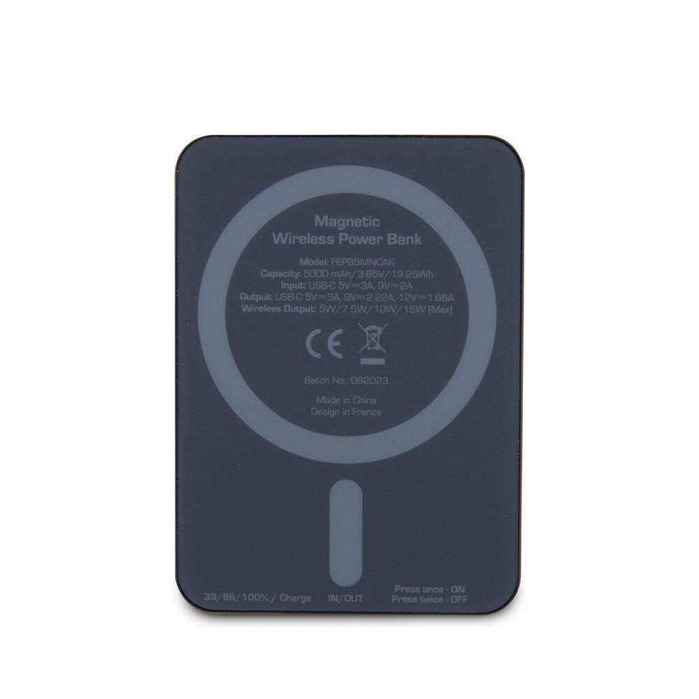 Ferrari 15W Kablosuz Powerbank (5000 mAh, MagSafe, Resmi Lisanslı)