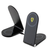 Ferrari Katlanabilir 2'si 1 Arada 15W Kablosuz Şarj Cihazı (Baskılı Logolu, MagSafe)