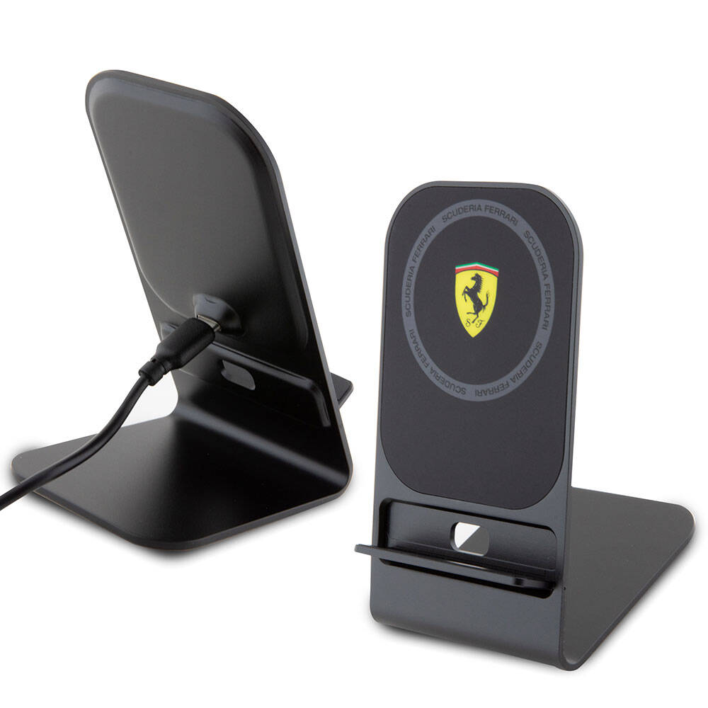Ferrari 15W Kablosuz Şarj Cihazı (Masaüstü Tip, MagSafe, 2023 Koleksiyonu)