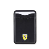 Ferrari Lisanslı Magnetik Metal Logolu PU Deri Kartlık