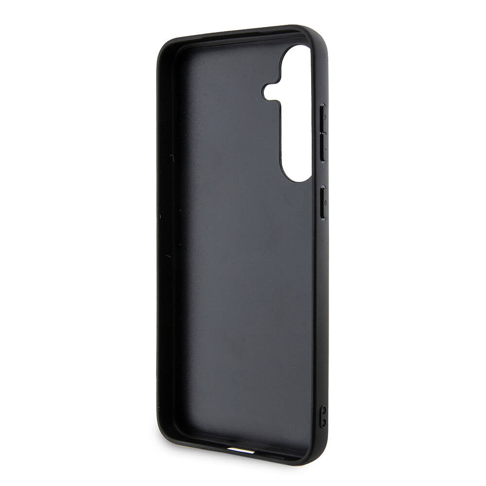 Galaxy S24 Plus Uyumlu Kılıf Bmw Lisanslı M Logolu Üç Renk Çizgili Delikli Detail Line