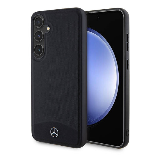 Galaxy S24 Plus Uyumlu Kılıf Mercedes Benz Lisanslı Magsafe Kablosuz Şarj Özellikli Deri Dokumalı