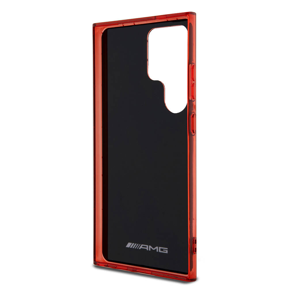 Galaxy S24 Ultra Uyumlu Kılıf AMG Lisanslı Çift Katmanlı Dörtgen Desenli