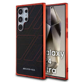 Galaxy S24 Ultra Uyumlu Kılıf AMG Lisanslı Çift Katmanlı Dörtgen Desenli