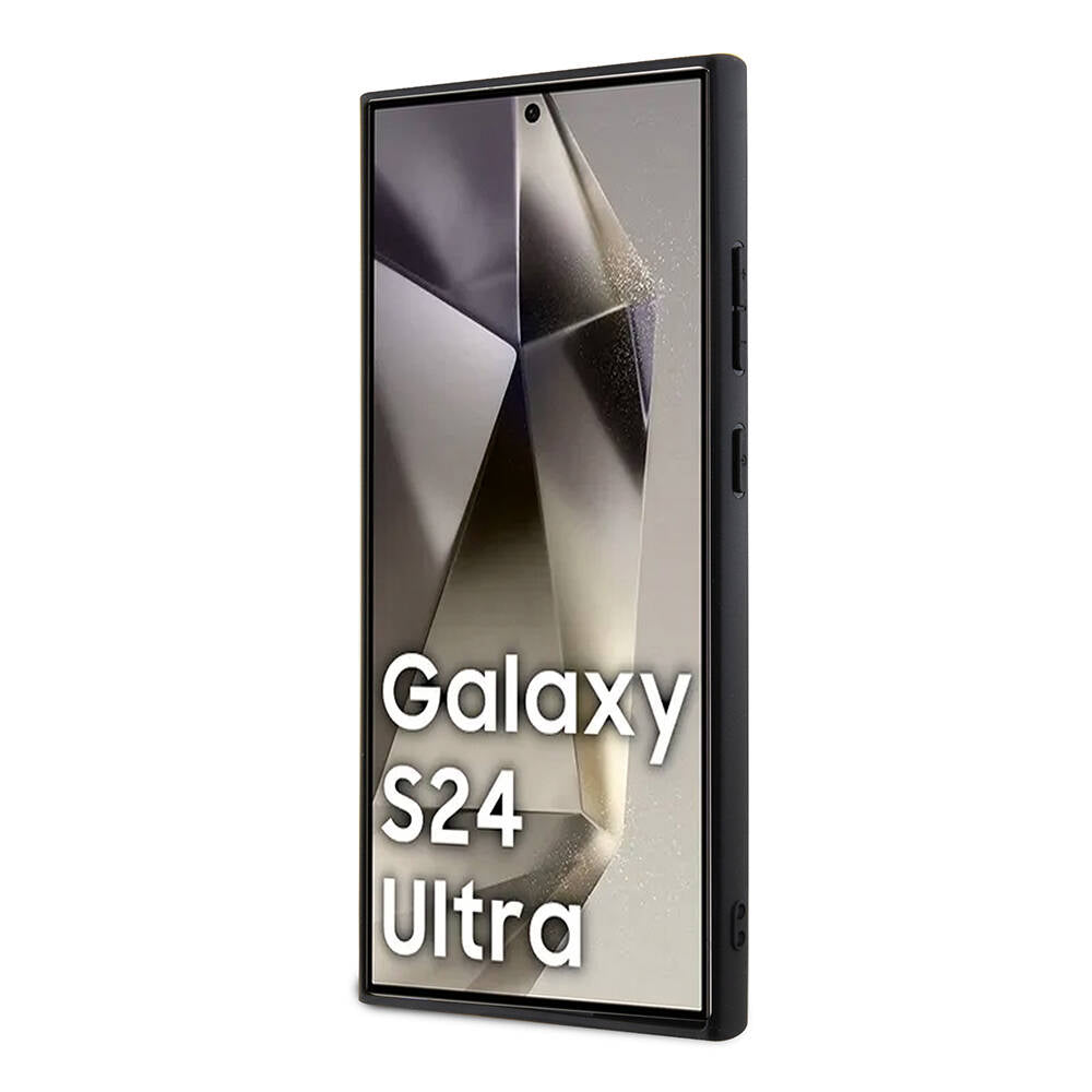 Galaxy S24 Ultra Uyumlu Kılıf Bmw Lisanslı M Logolu Üç Renk Çizgili Delikli Detail Line