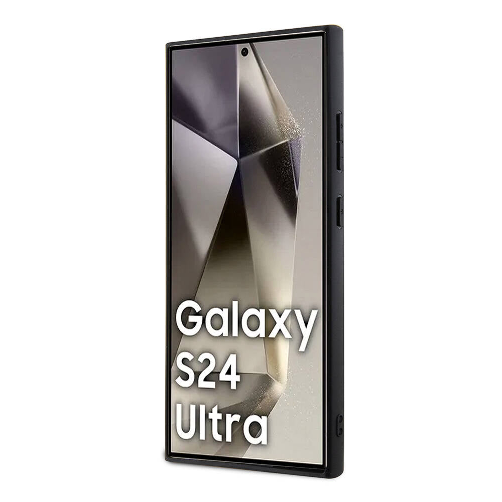 Galaxy S24 Ultra Uyumlu Kılıf Bmw Lisanslı Magsafe Kablosuz Şarj Özellikli Yarım Dokulu Circle Leather