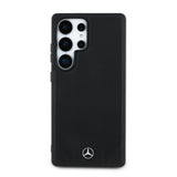 Galaxy S25 Ultra Kılıf Mercedes-Benz Lisanslı M-safe Şarj Özellikli Deri Dizayn Sade