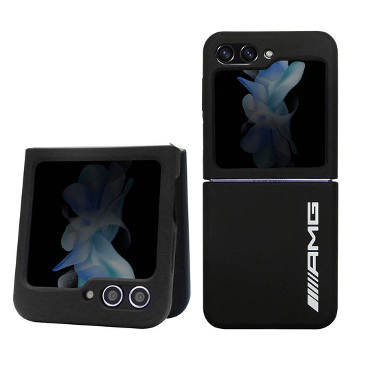 Galaxy Z Flip5 Uyumlu Kılıf AMG Lisanslı Magsafe Kablosuz Şarj Özellikli Büyük Logo