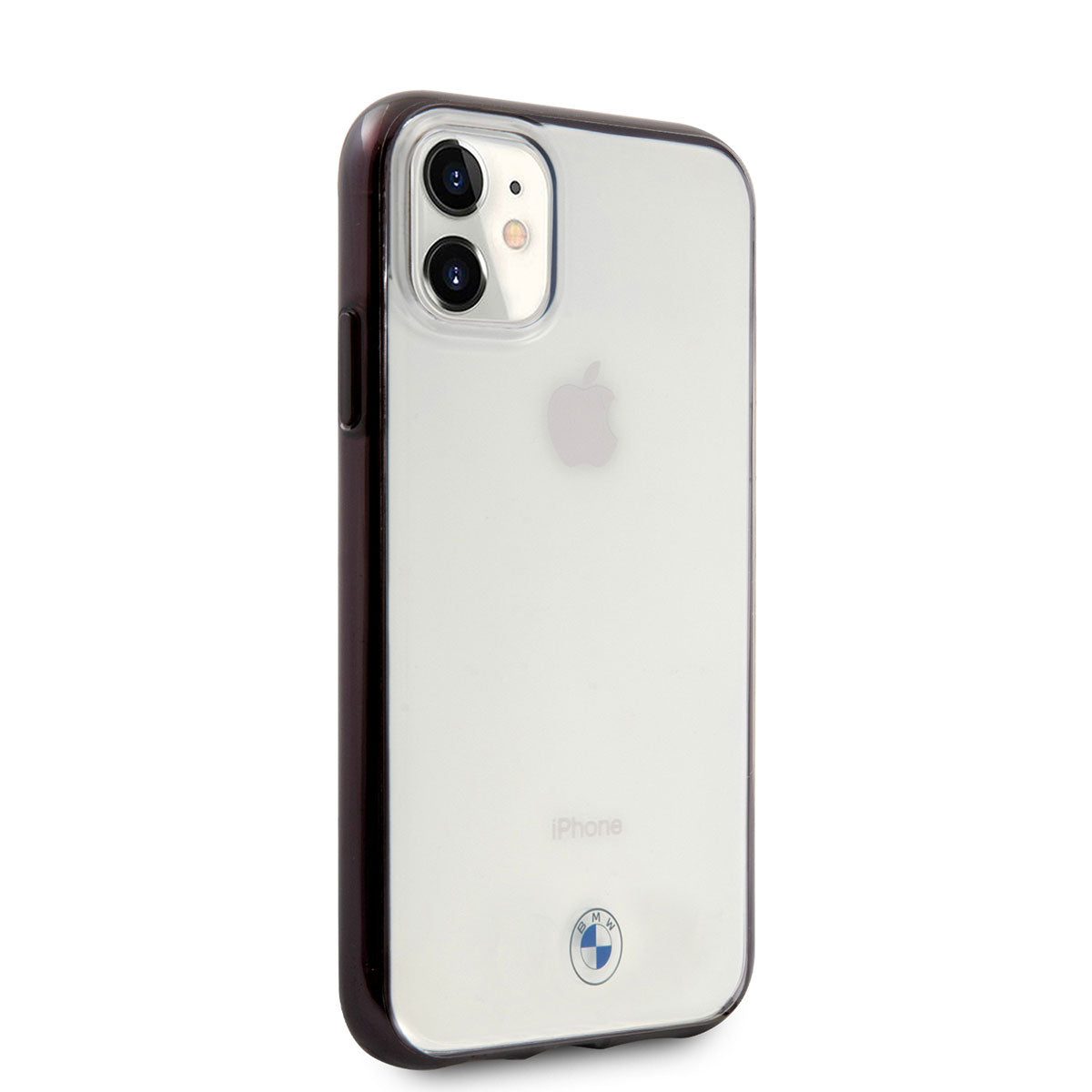 iPhone 11 Uyumlu Kılıf Bmw Lisanslı Transparan Elektroplatin Kenar Kaplama Tasarım