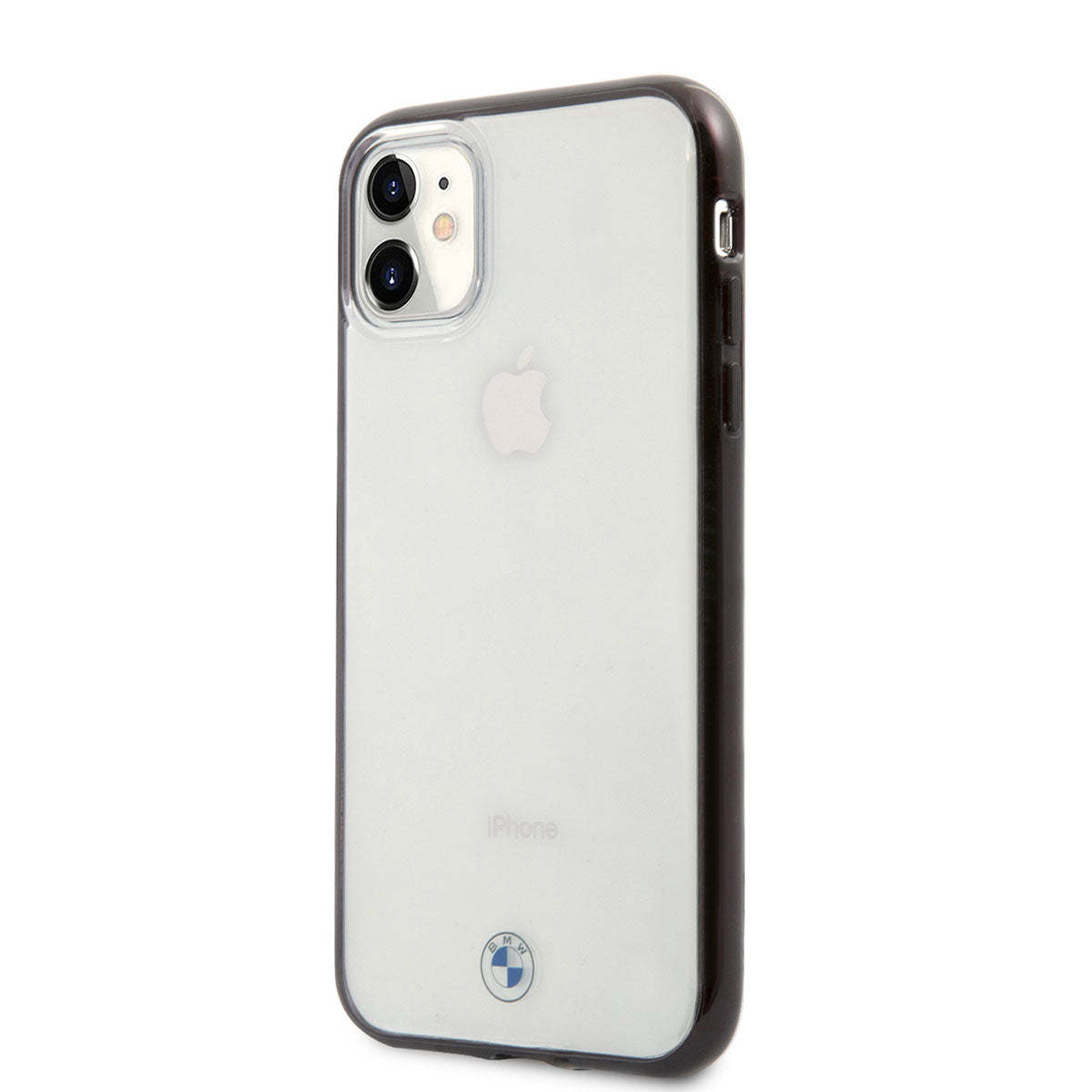 iPhone 11 Uyumlu Kılıf Bmw Lisanslı Transparan Elektroplatin Kenar Kaplama Tasarım