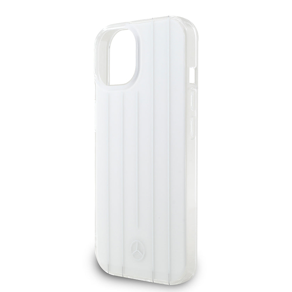 Apple iPhone 14 Kılıf Mercedes Benz Orjinal Lisanslı New Urban 3 Sert PC Paralel Çizgi Desenli Kapak