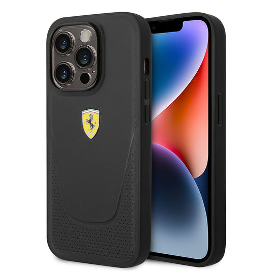 iPhone 14 Pro Uyumlu Kılıf Resmi Lisanslı Deri Delikli Tasarım