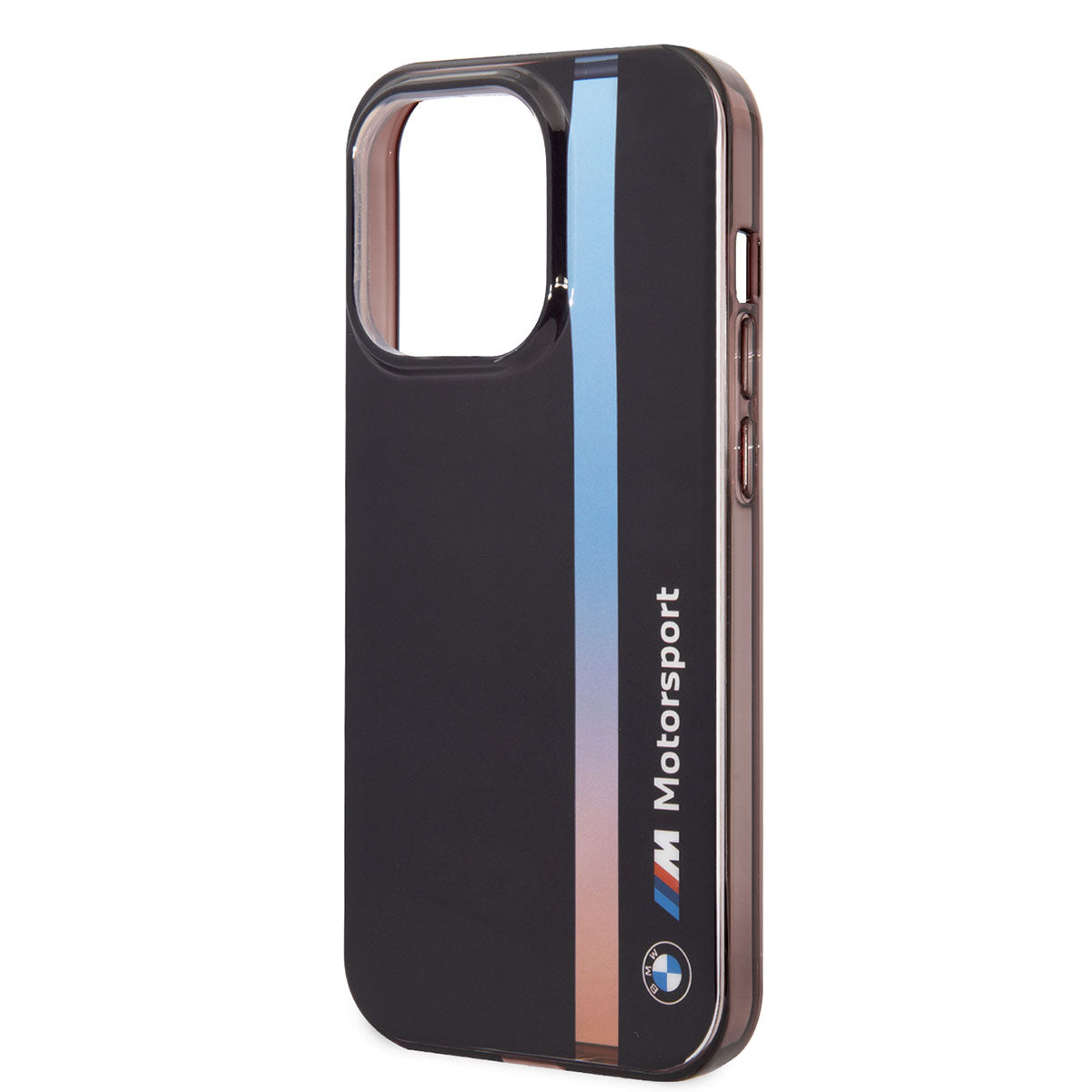 iPhone 14 Pro Max Pro Max Uyumlu Kılıf Bmw Lisanslı Renk Geçişli Çizgili Tasarım