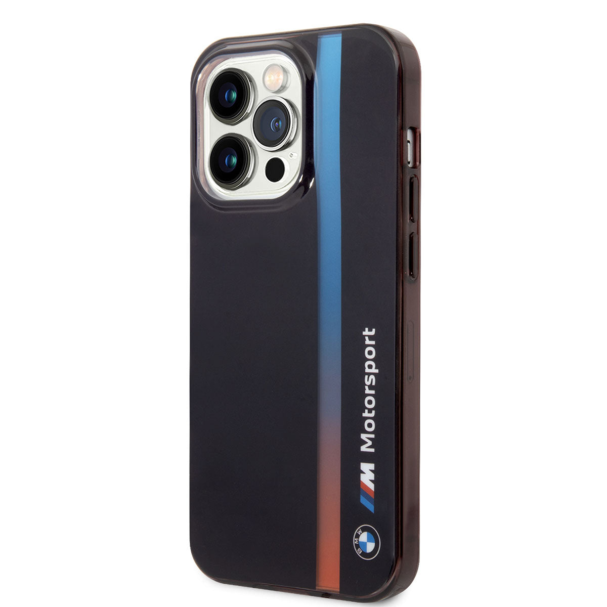 iPhone 14 Pro Max Pro Max Uyumlu Kılıf Bmw Lisanslı Renk Geçişli Çizgili Tasarım