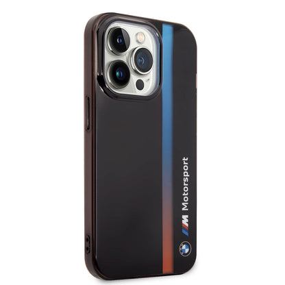 iPhone 14 Pro Max Pro Max Uyumlu Kılıf Bmw Lisanslı Renk Geçişli Çizgili Tasarım